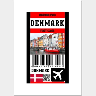 Denmark first class boarding class Posters and Art